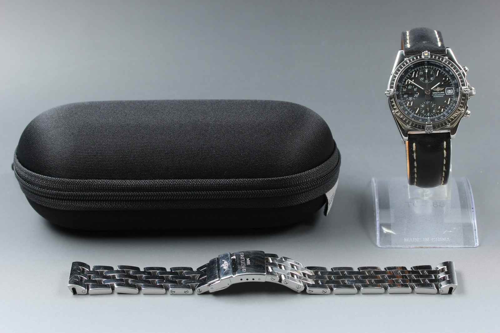 Breitling Chronomat A13050.1 Chronograph Black Dial Automatic 39mm Men's Watch