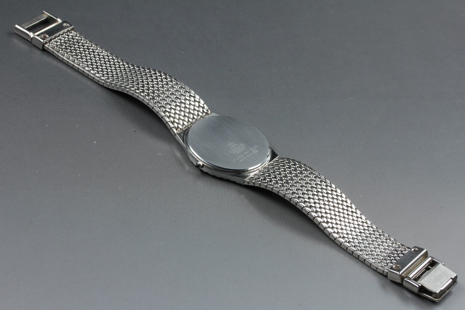 [Exc+5] SEIKO CREDOR 8N70-6140 31mm Diamond Unisex Quartz Watch From JAPAN