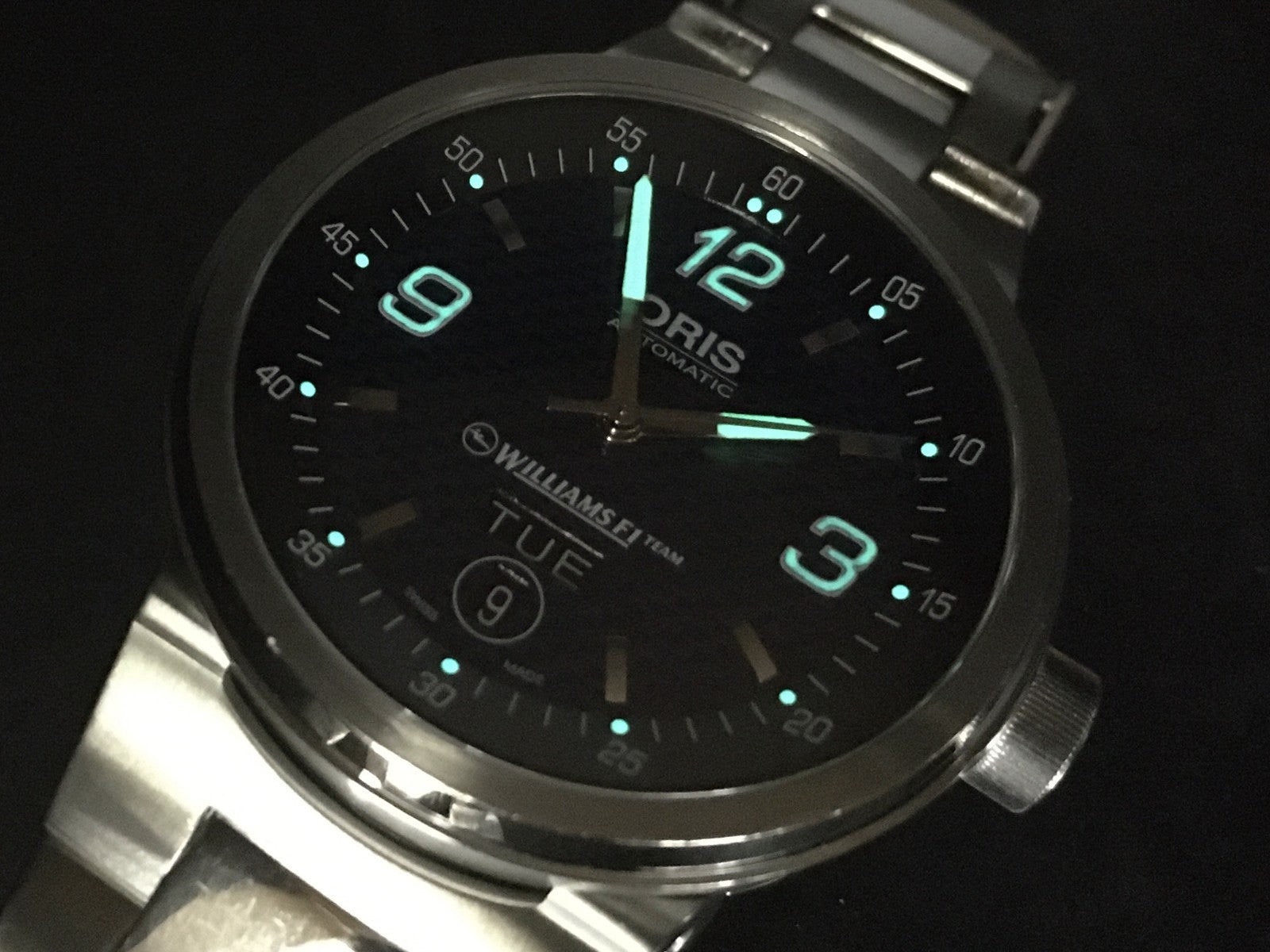 ORIS Williams F1 Team Day Date 7560 Automatic Blue Dial Automatic Men's Watch