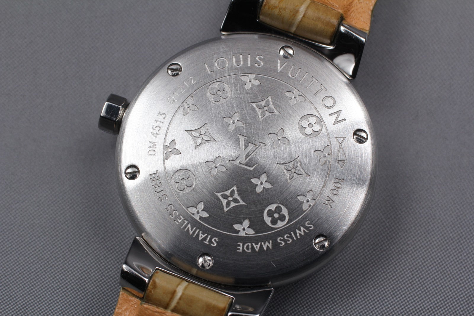 [Exc+5 Box] Louis Vuitton Tambour Q1212 28mm Women's Quartz Watch From JAPAN