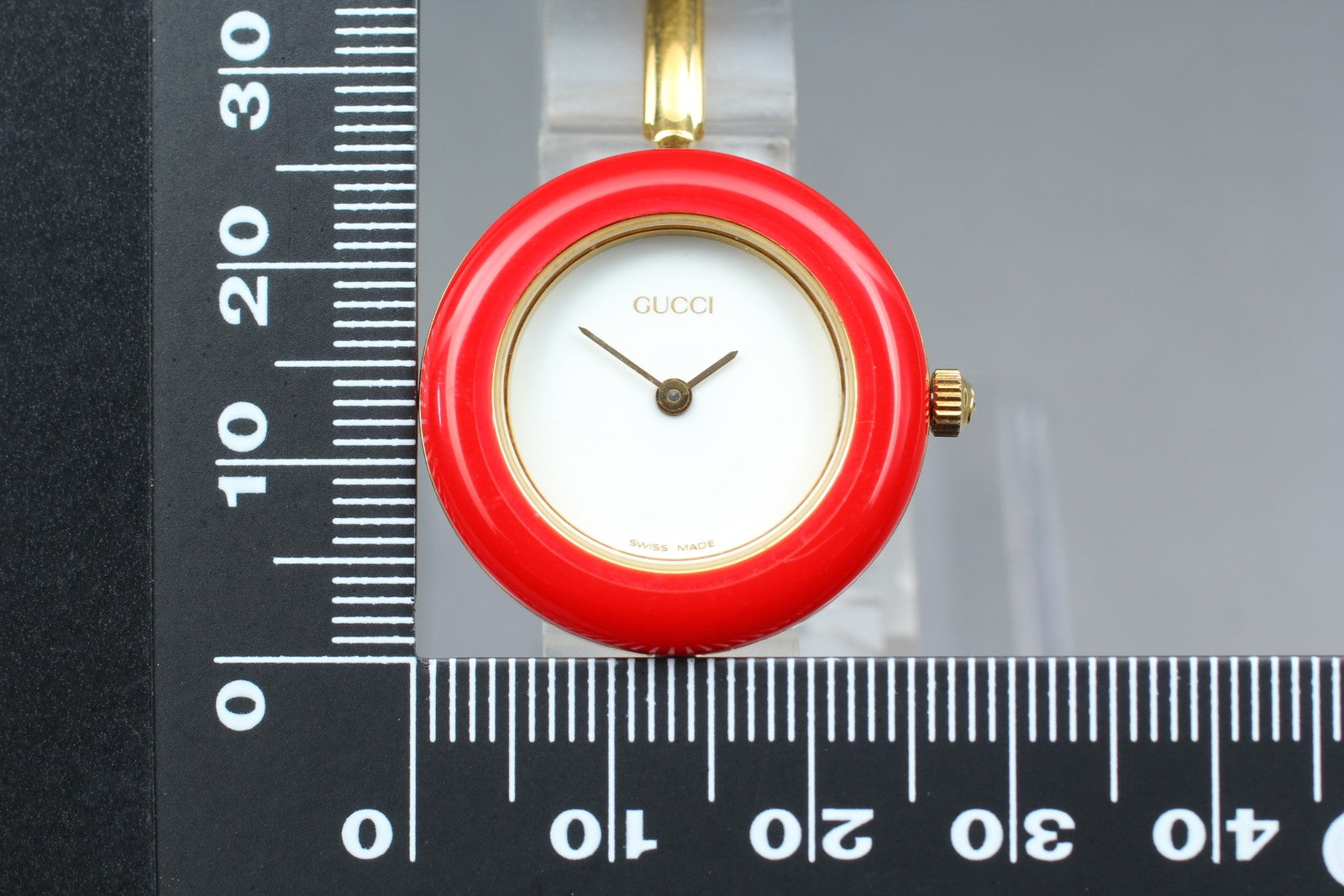 New Batt Gucci Change Bezel 11/12.2 12Color Women's White Quartz Watch JP Exc+5