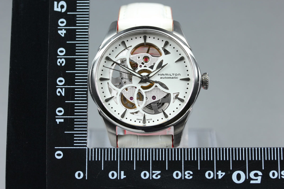 HAMILTON Jazzmaster Viewmatic Skeleton H324050 Automatic Women's Watch [Box]