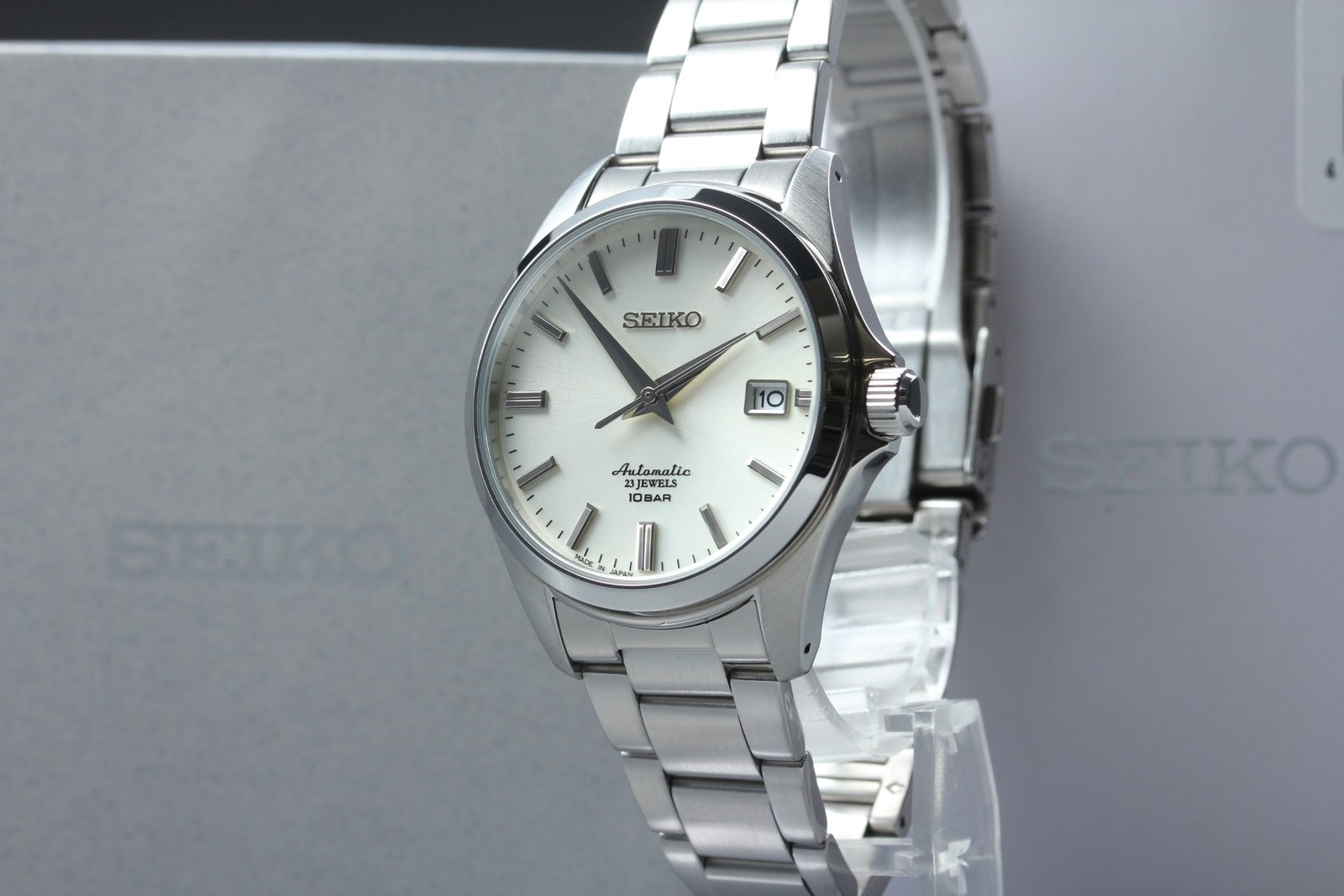 N MINT*Box SEIKO 4R35-03X0 SZSB011 Mechanical Automatic Silver Men's Watch 40mm
