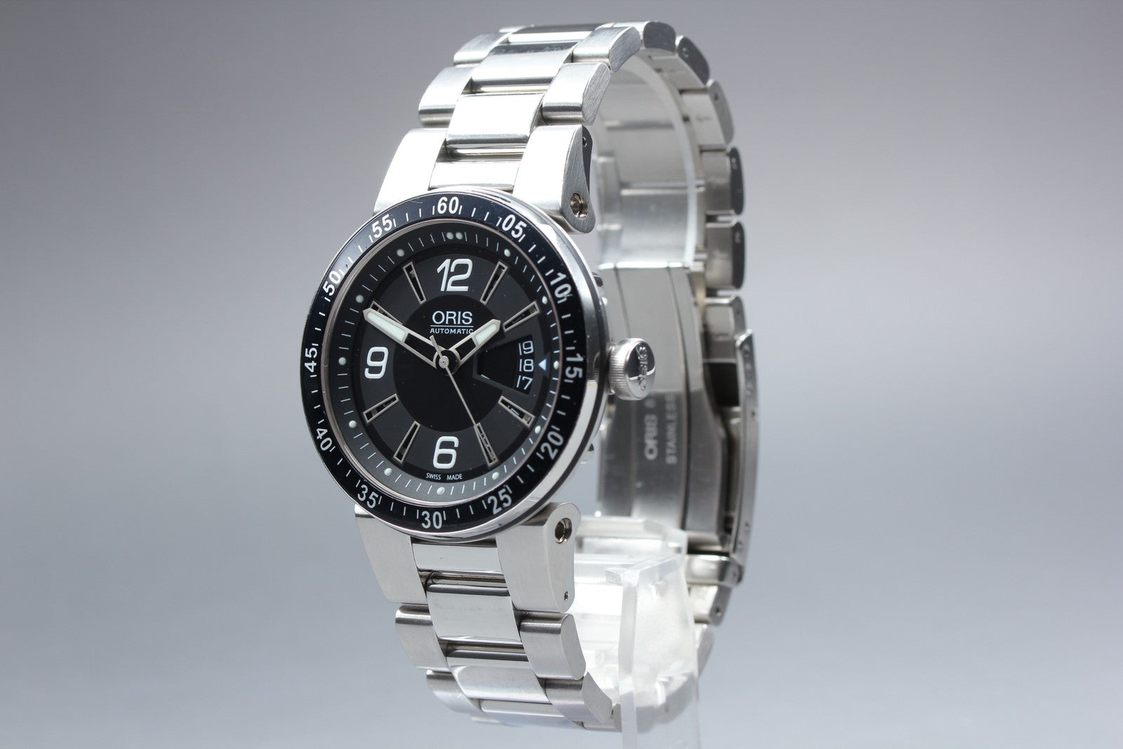 ORIS Williams F1 Team Date 7613 Automatic Black Dial Automatic Men's Watch [Box]