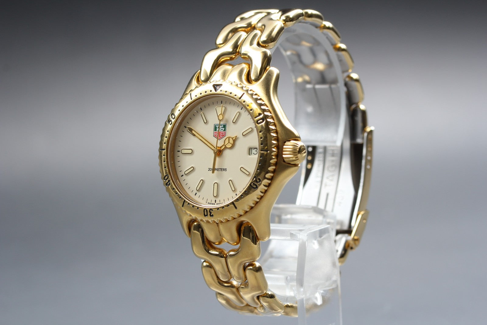 Vintage TAG Heuer Professional 200 SEL S94.713M Quartz Date Men's Watch 33mm JP