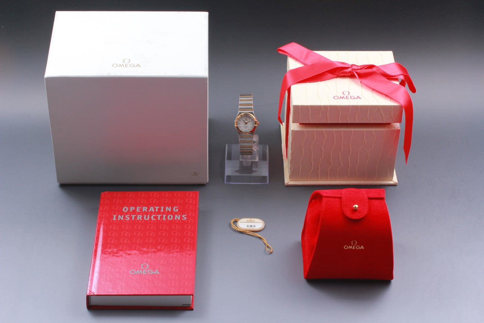 [Exc+5 Box] OMEGA Constellation 1272.75 Cal.1456 Diamond Shell Qz Women's Watch