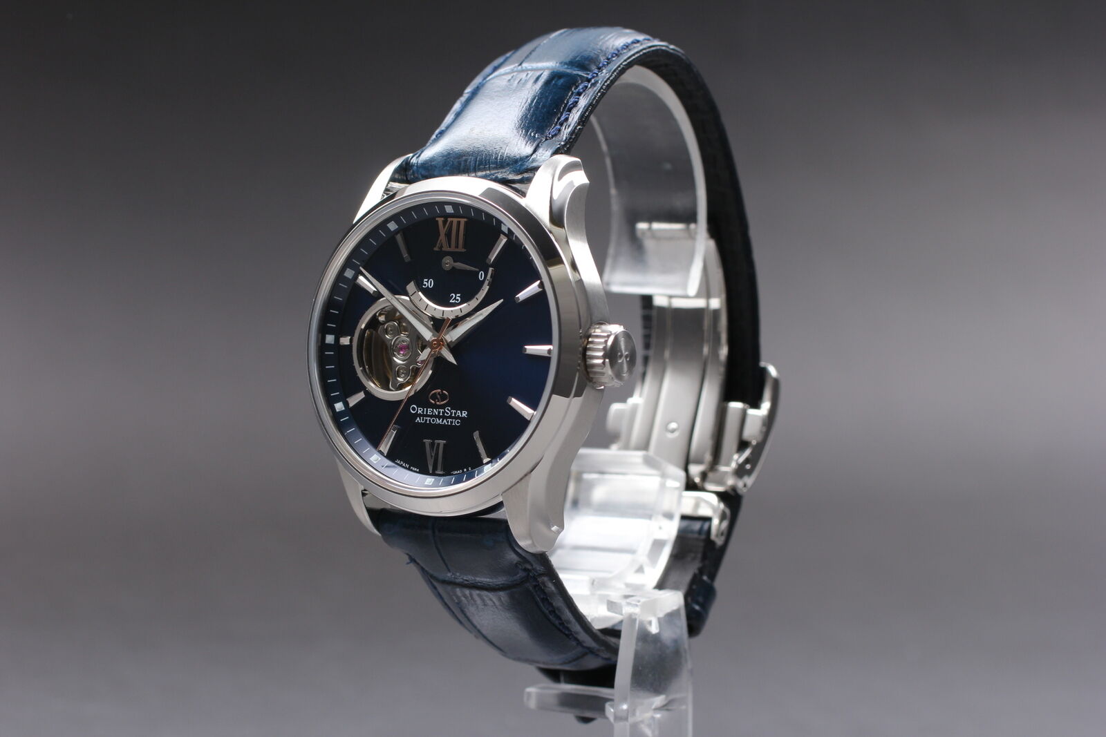 [Near MINT Box] ORIENT STAR F6R4-UAA0 Automatic Blue Dial Men's Watch From JAPAN