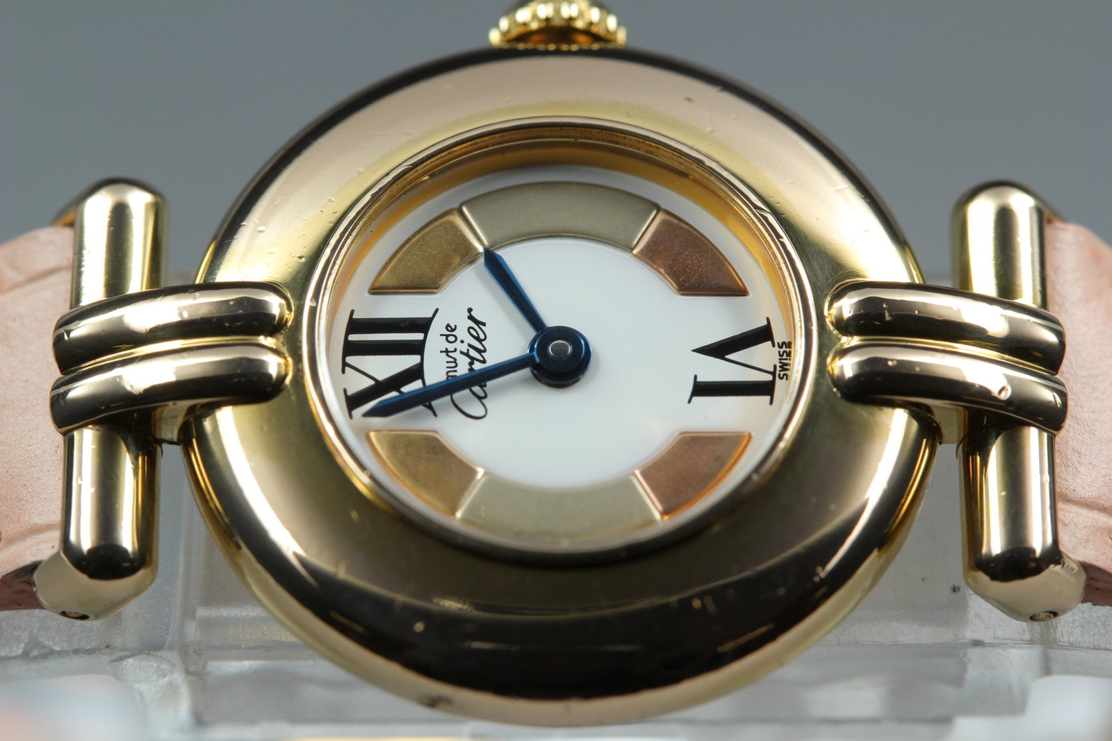 Cartier Must Colisee Vermeil 590002 Pink Gold Women's Quartz Watch Vintage