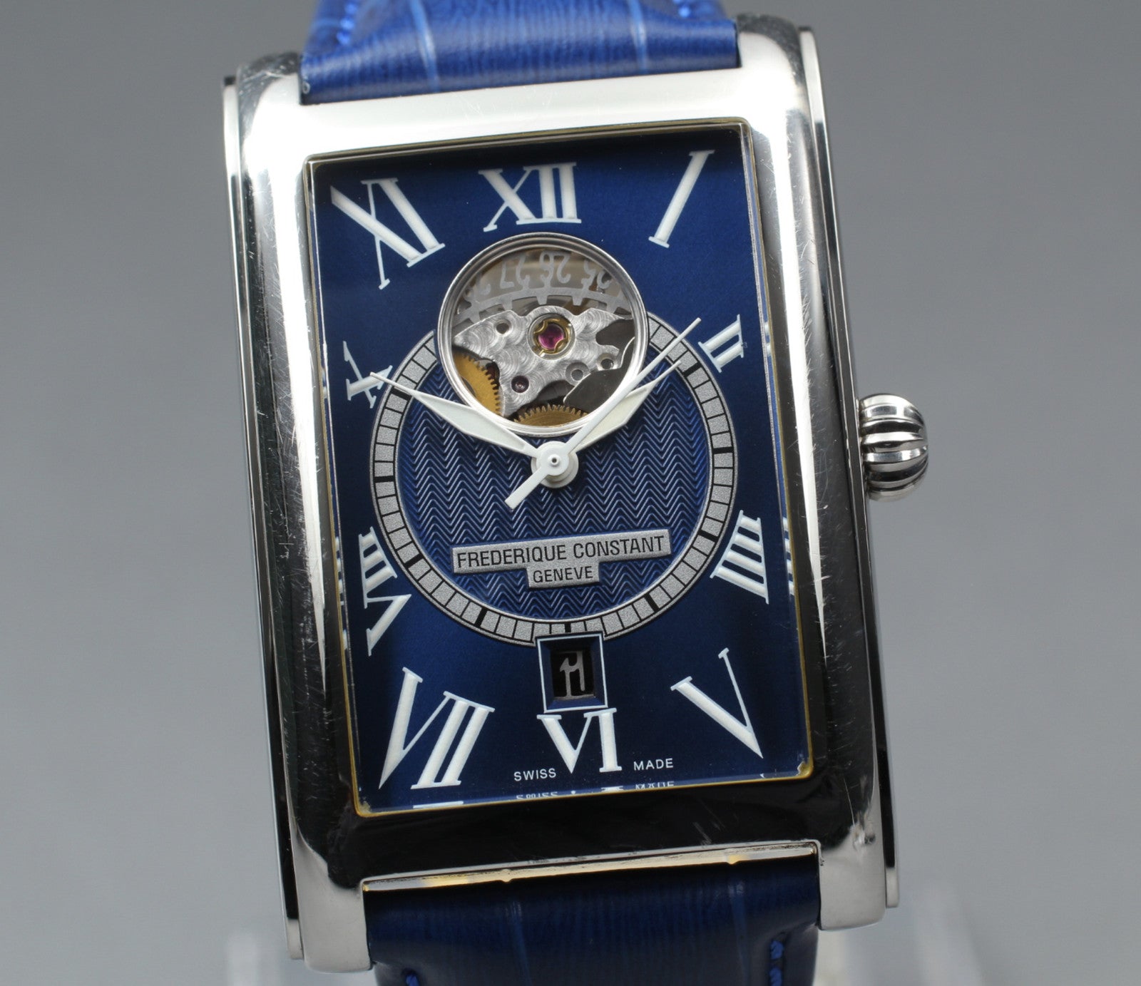 Limited [Exc+5 Box] FREDERIQUE CONSTANT FC-315NS4C26 Blue Automatic Men's Watch