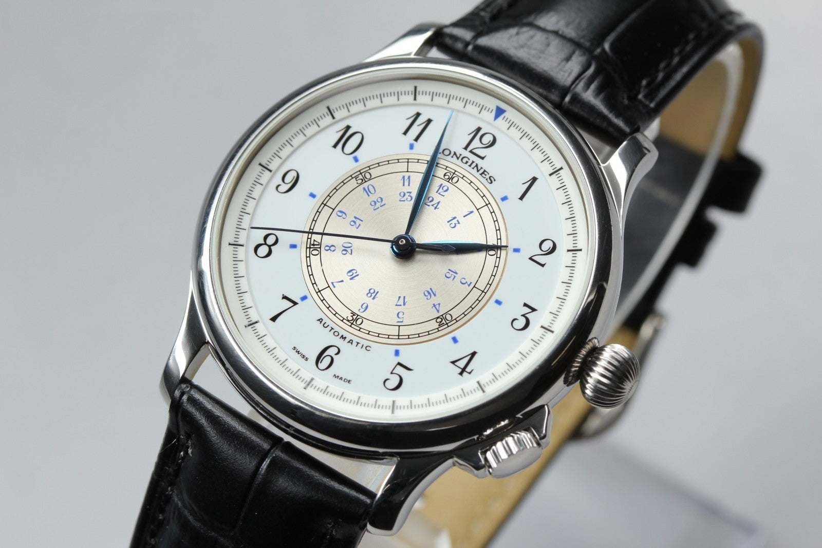 Overhauled [Exc+5 Box] Longines Navigation L2.605.4 38mm AT Men's Watch Limited