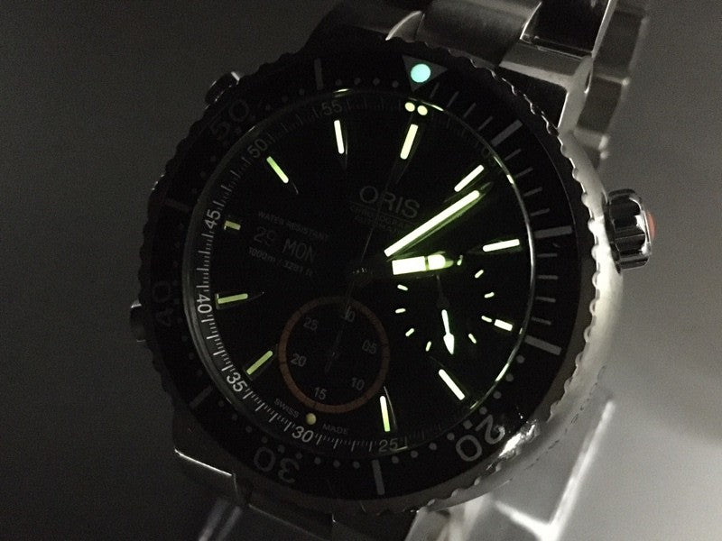 ORIS 7598 Divers Chronograph Carlos Coste Limited Edition Men's Watch AT [Box]