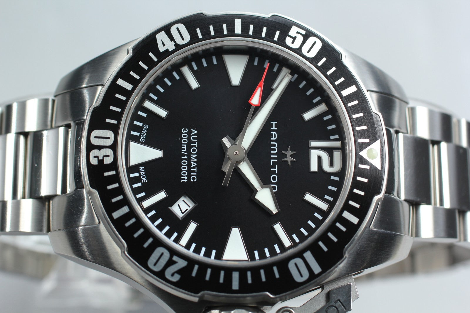 Hamilton Khaki Navy Openwater H776050 Black 42mm Automatic Men's Watch [w/Box]