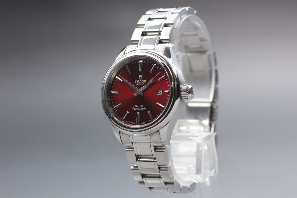 TUDOR Style Date 12100 Red Dial Cal.2671 27mm Automatic Women's Watch