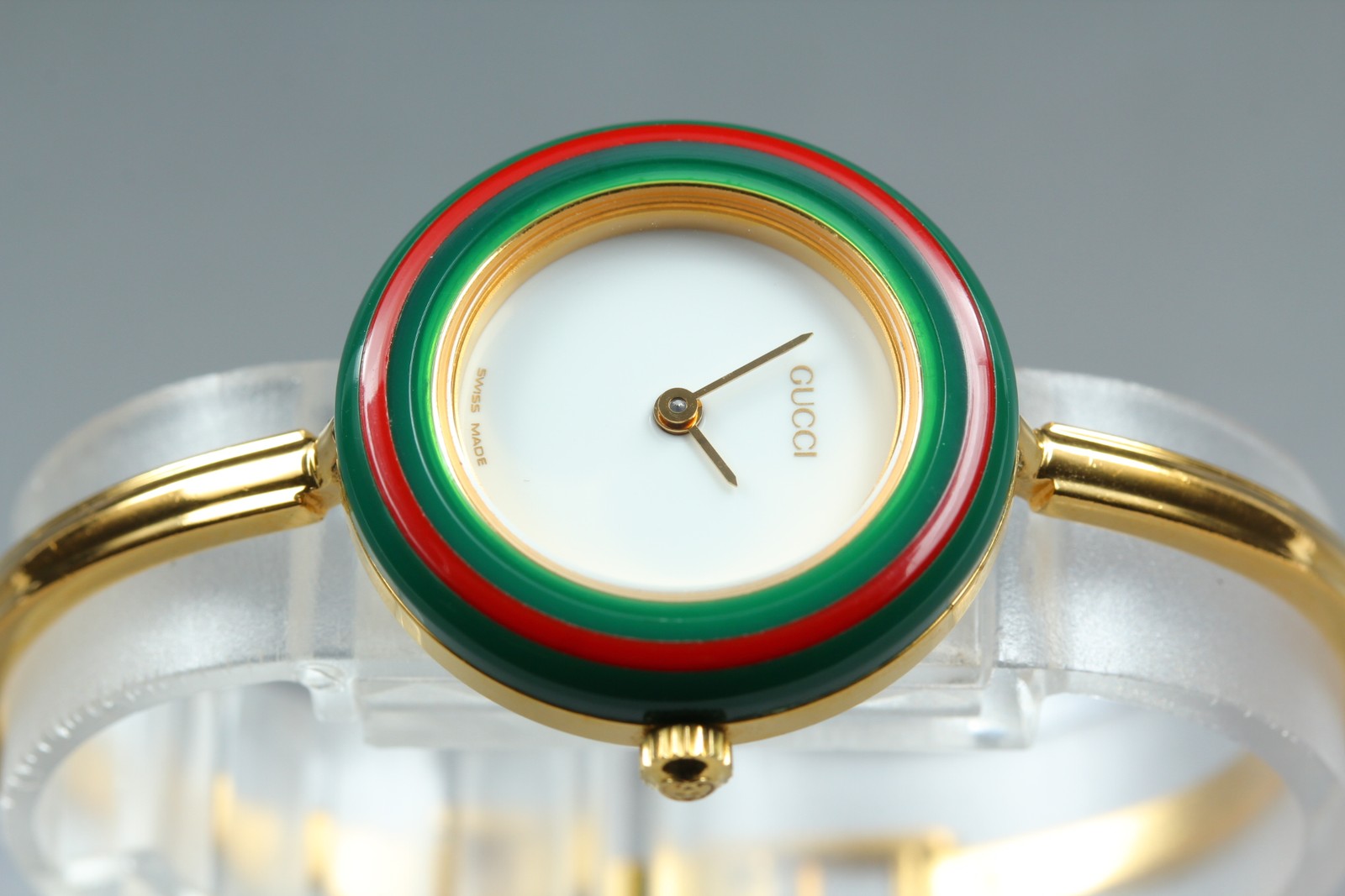 New Batt Vintage GUCCI change bezel 11/12.2 Quartz Women's Watch 25mm JAPAN Box