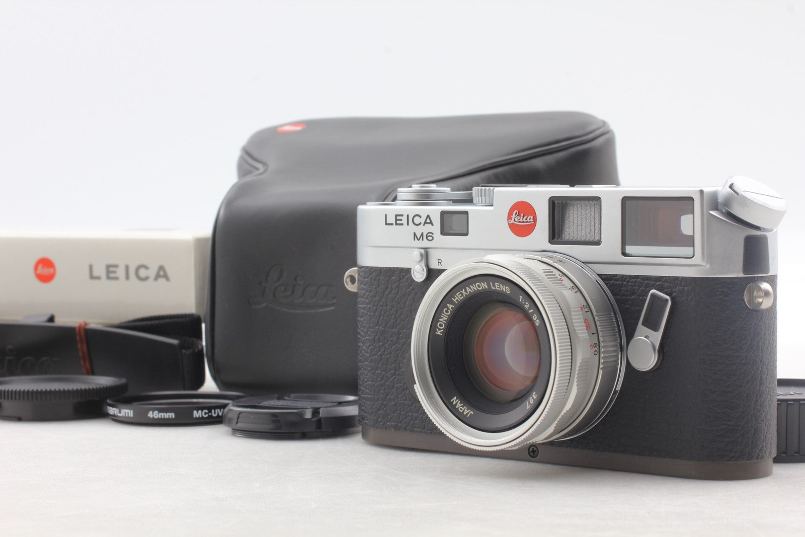MINT】 Leica M6 0.72 Non TTL Film Camera + Hexanon 35mm f2 Lens From J