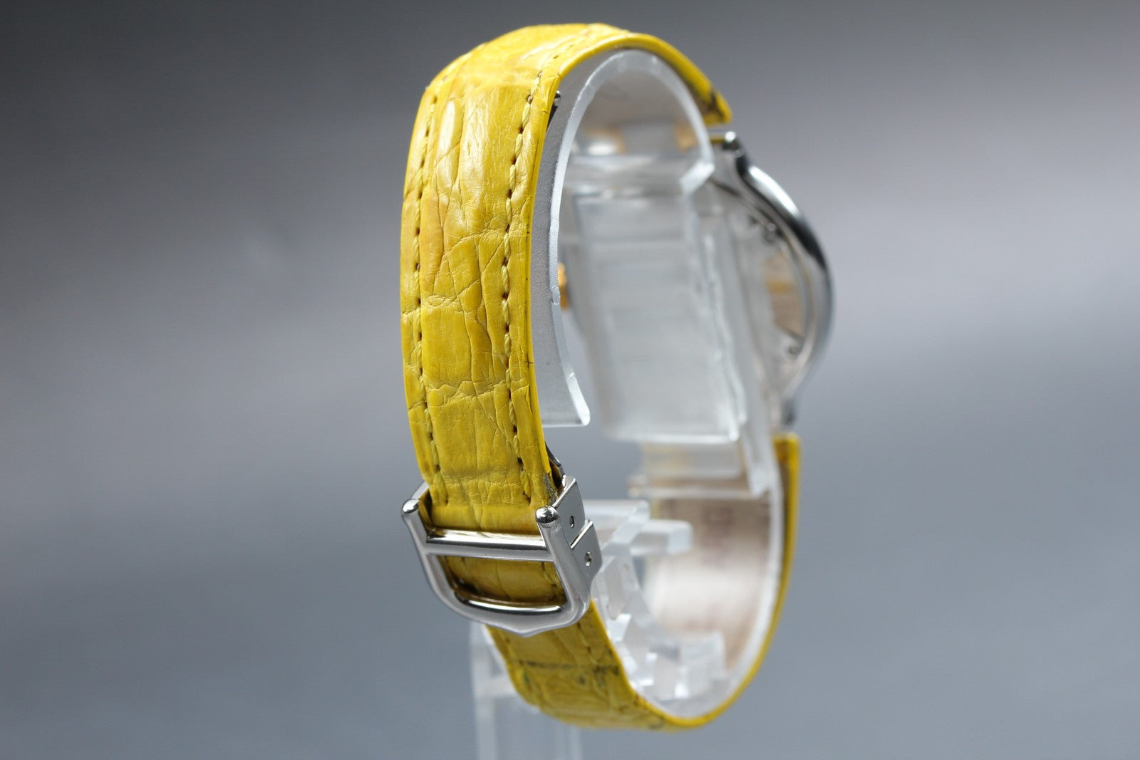 Overhauled[Exc+5] Cartier Must de Cartier 21 27mm Yellow Silver Women's Qz Watch