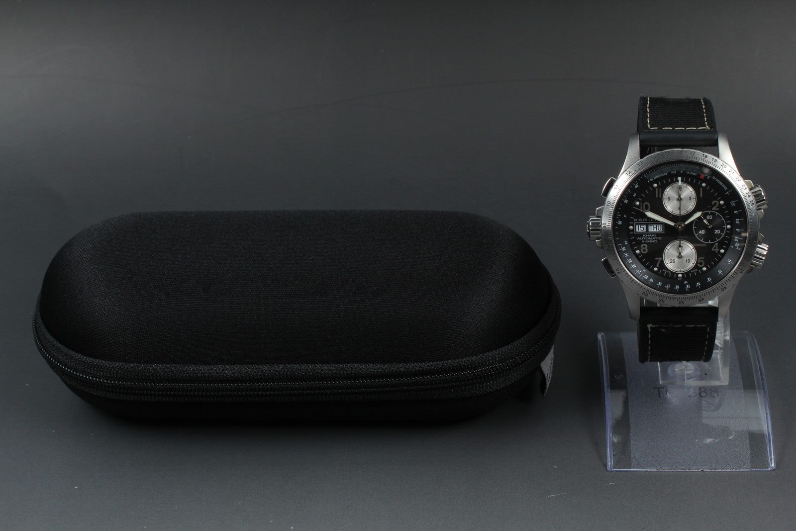 [Exc+5] Hamilton Khaki Aviation X-Wind H776160 Chronograph Black AT Men's Watch