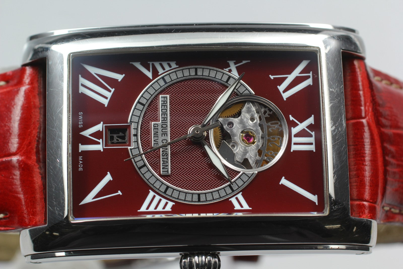 FREDERIQUE CONSTANT FC-315BRG4C26 Automatic World Limited Red Men's Watch 31mm