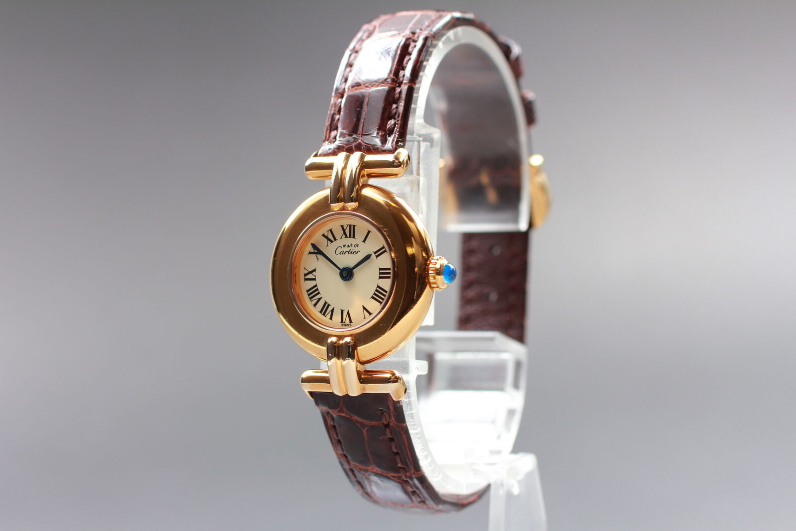 New Battery [Exc+5] Cartier Must Colisee Vermeil 590002 Women's Quartz Watch JP