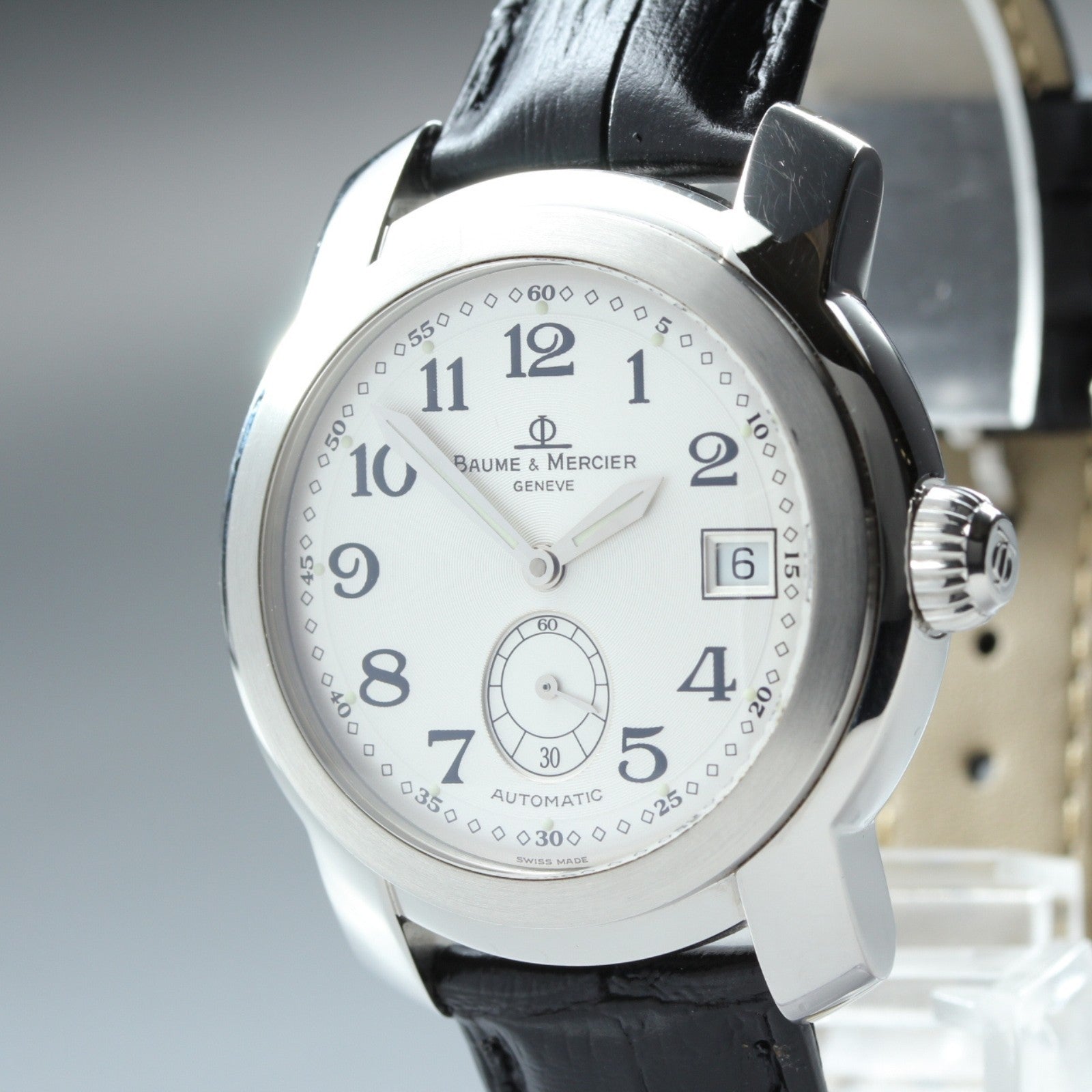 BAUME＆MERCIER Capeland MV045221 Automatic White Men's Watch 38mm JAPAN Box