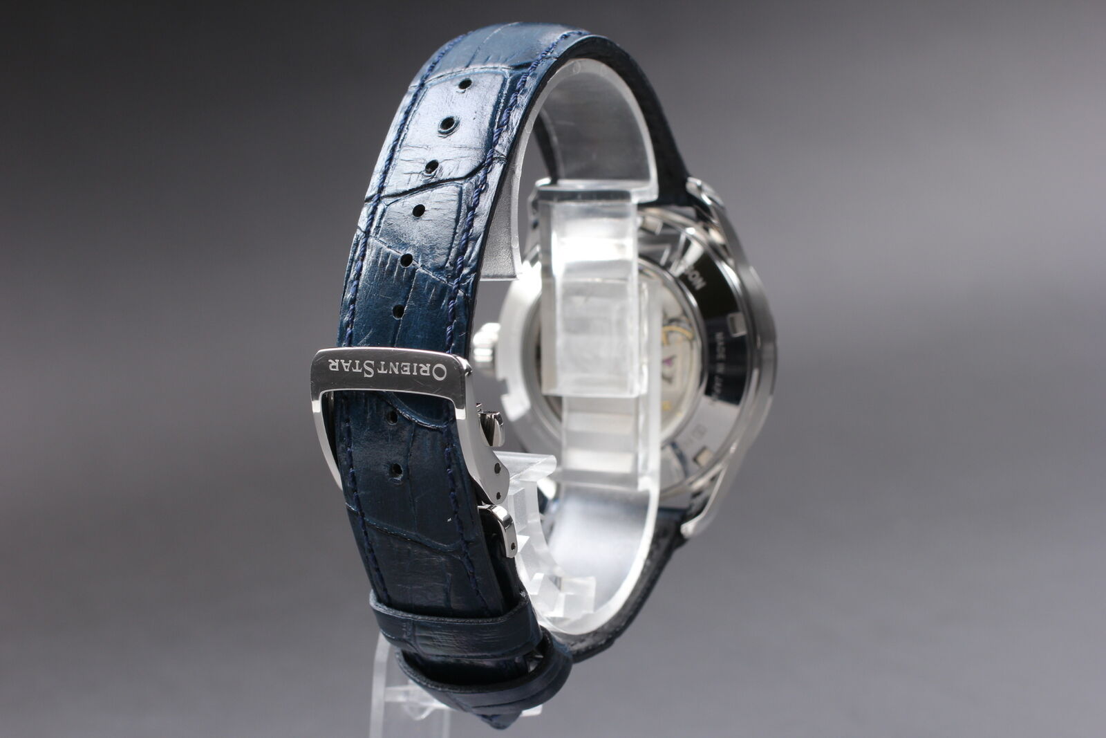 [Near MINT Box] ORIENT STAR F6R4-UAA0 Automatic Blue Dial Men's Watch From JAPAN