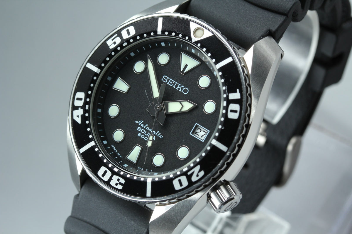 SEIKO Prospex 6R15-00G0 Black Automatic Date Men's Watch 45mm JAPAN