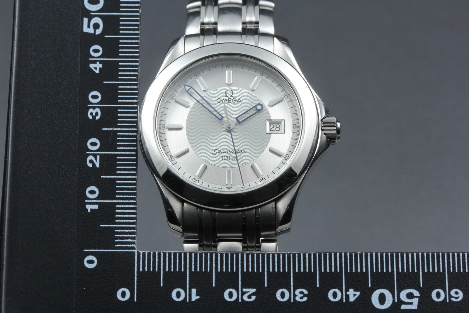 OMEGA Seamaster 120m 2511.31 / 196.1501 Cal.1538 Silver Quartz Mens Watch [Box]