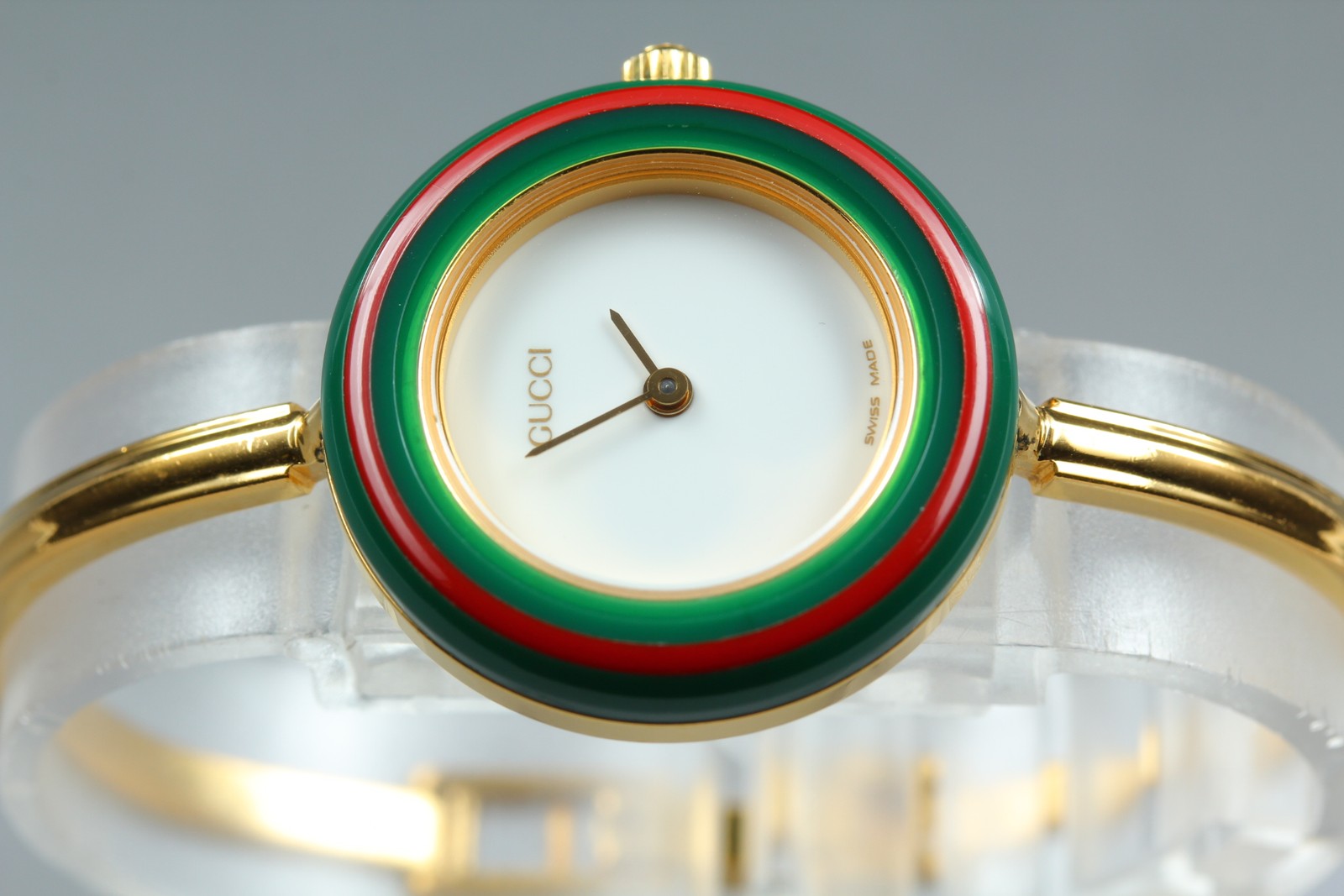 New Batt Vintage GUCCI change bezel 11/12.2 Quartz Women's Watch 25mm JAPAN Box