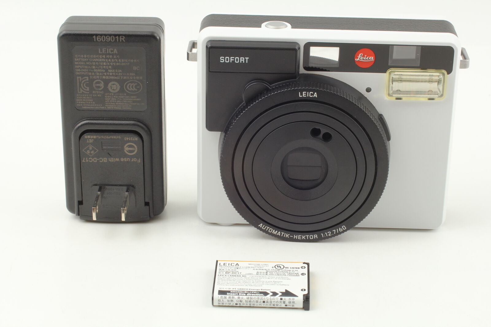 [ Near MINT ] Leica Sofort Instant Film Camera White 19100 Germany From JAPAN