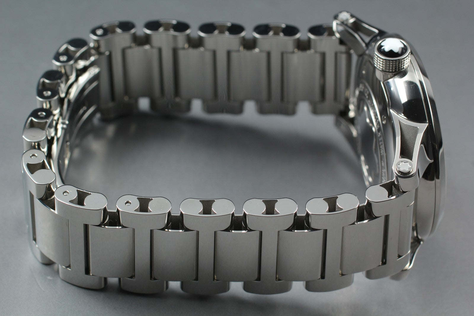 [Near MINT- Box] Montblanc TimeWalker 7050 Silver 42mm Men's Automatic Watch