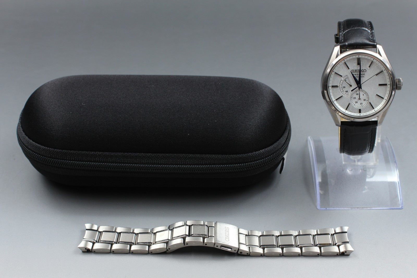 [Exc+5] SEIKO Presage Prestige Line 6R27-00H0 SARW041 AT White Men's Watch JAPAN