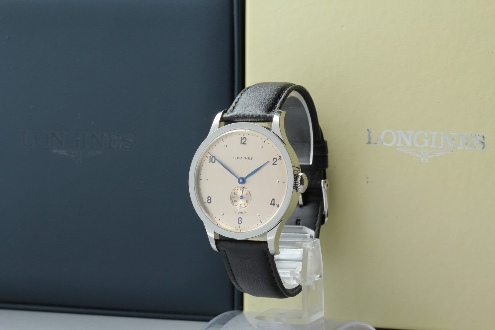 LONGINES Heritage Collection L2.813.4 Automat Gold Men's Watch 40mm JAPAN Box