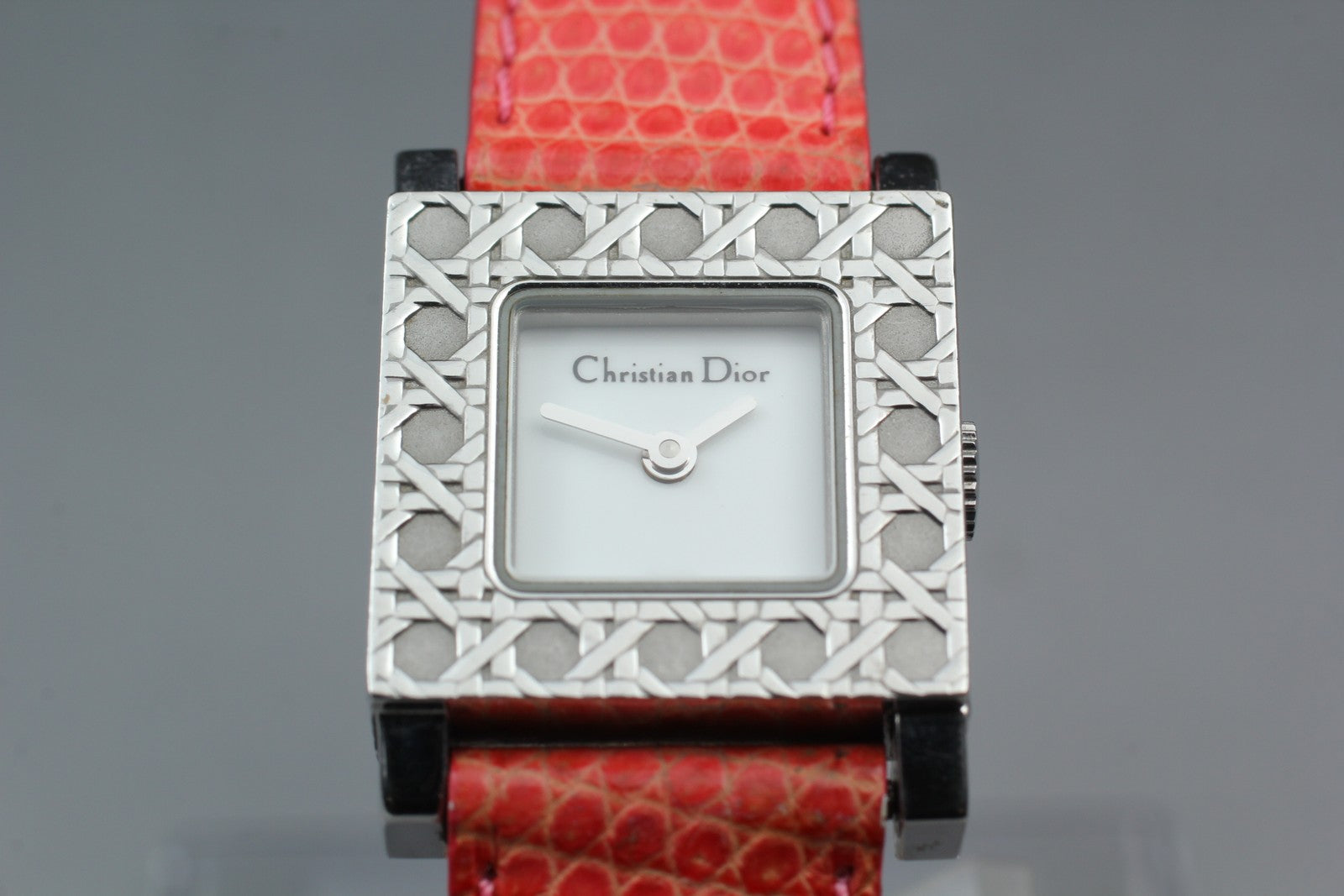 [Exc+5 Box] Christian Dior D60-109 La Parisienne Silver 19mm Women's Qz Watch