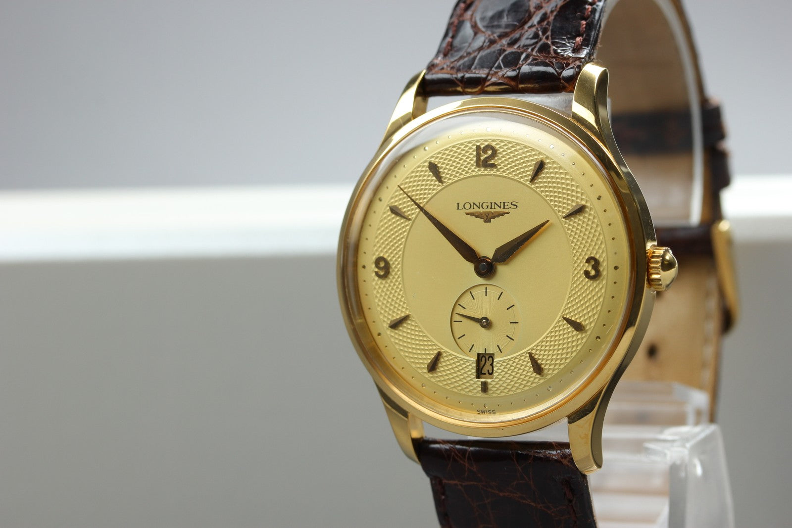 Longines Les Grandes Classiques L4.685.2 35mm Gold Brown Automatic Men's Watch