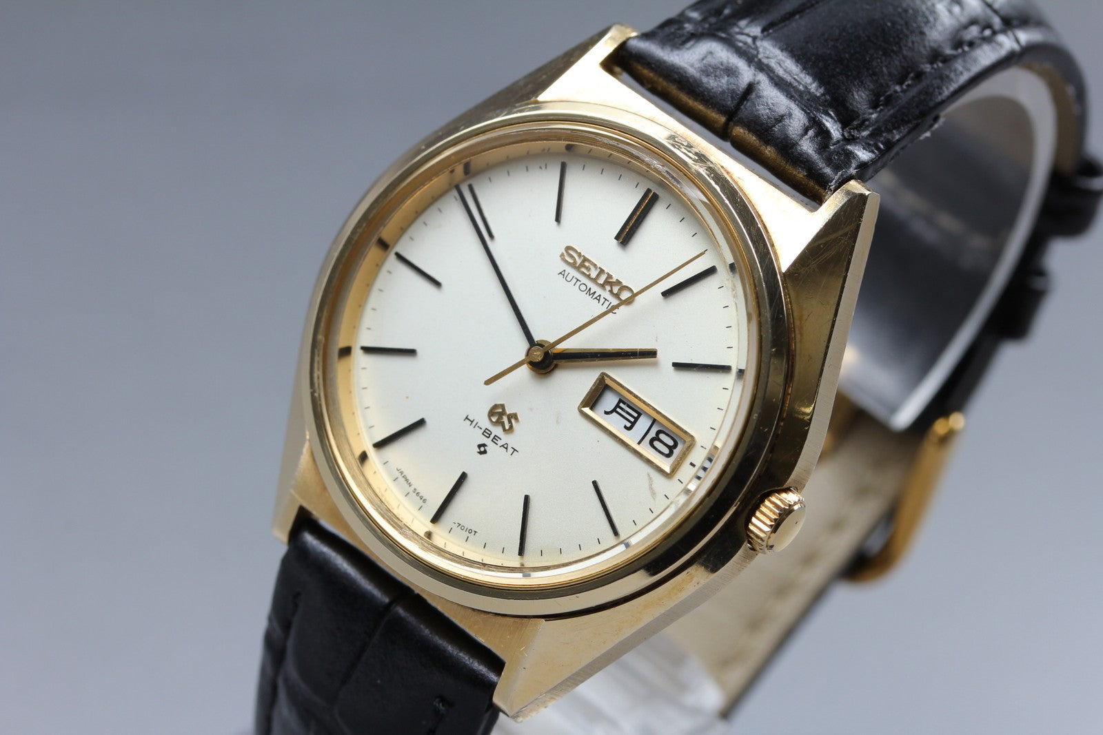 Vintage SEIKO Grand Seiko GS 5646−7010 Automat Men's Watch 36mm JAPAN