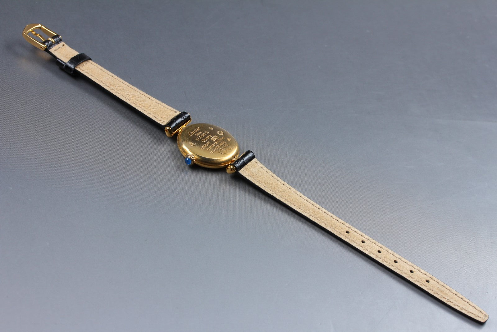 Vintage [Near MINT-] Cartier Must Colisee Vermeil 590002 Women's Quartz Watch