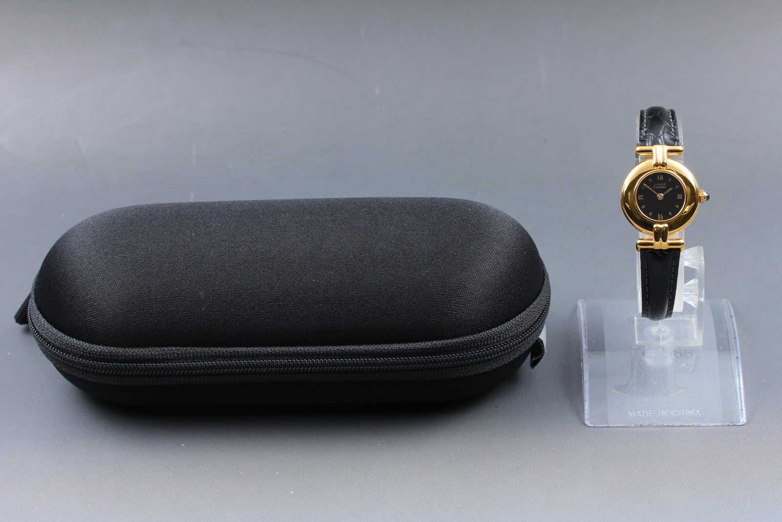 Vintage [Near MINT-] Cartier Must Colisee Vermeil 590002 Women's Quartz Watch