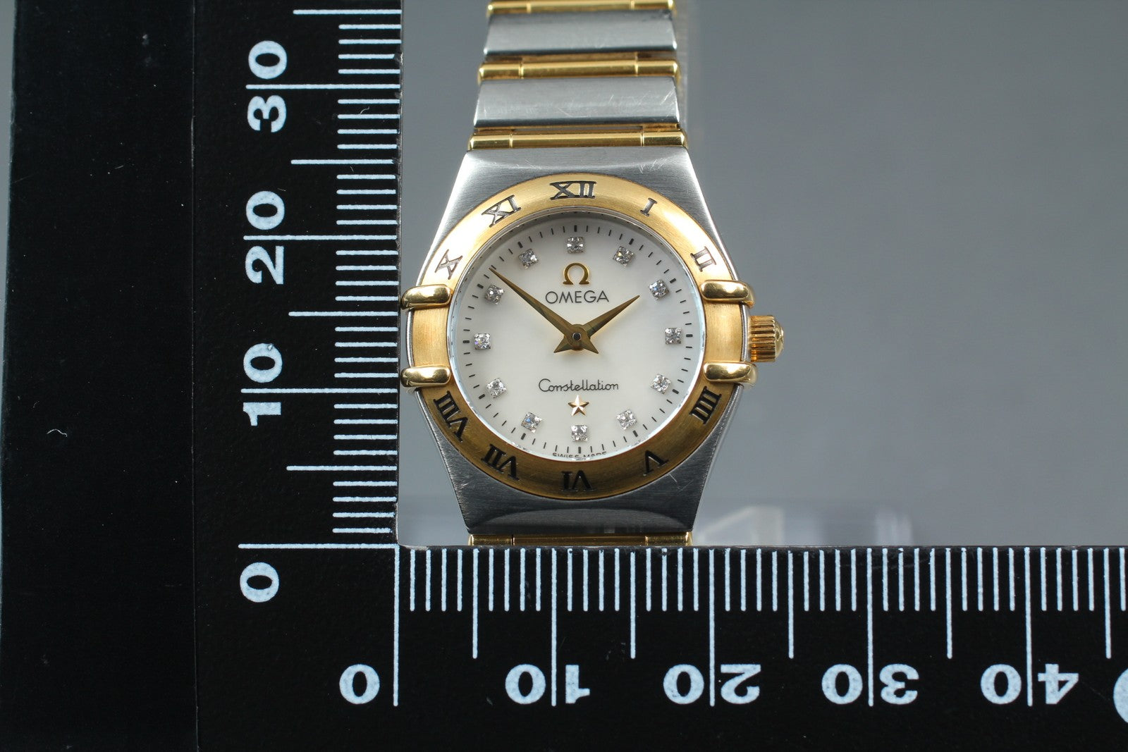 [Exc+5 Box] OMEGA Constellation Mini 795.1203 Diamond 22mm Quartz Women's Watch