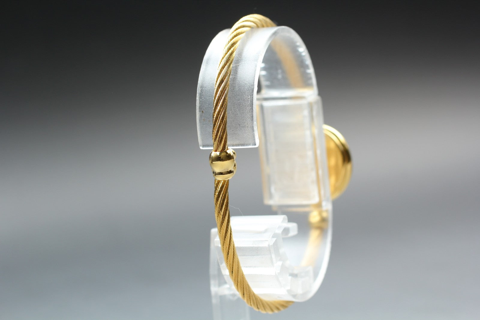 Vintage Gucci 2700.2.L Shell Dial Gold Bangle 19mm Women's Quartz Watch [ Box ]