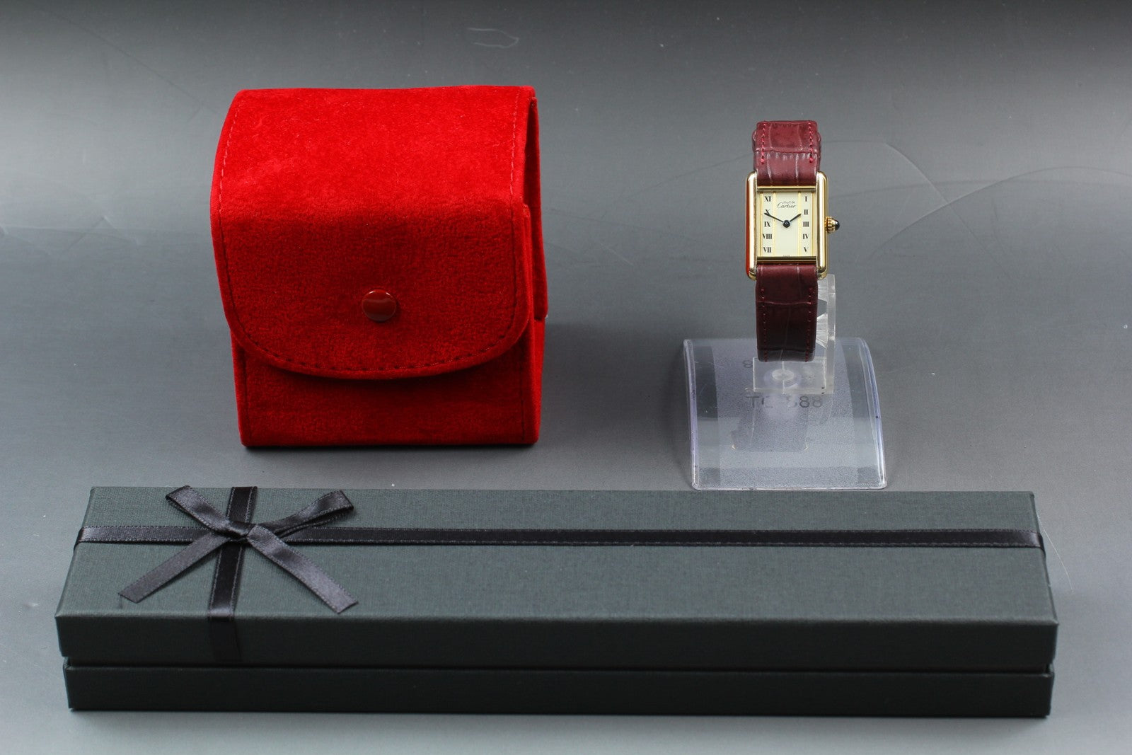 Vintage Cartier Must de Cartier Tank 5057001 SM 20mm Women's Quartz Watch