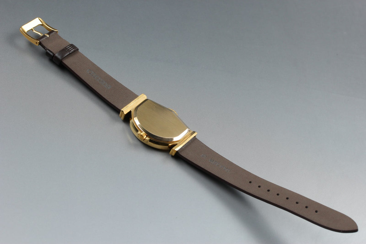 Jean D'Eve Sectora Gold Ivory Dial 30mm Men's Quartz Watch Vintage [Box]