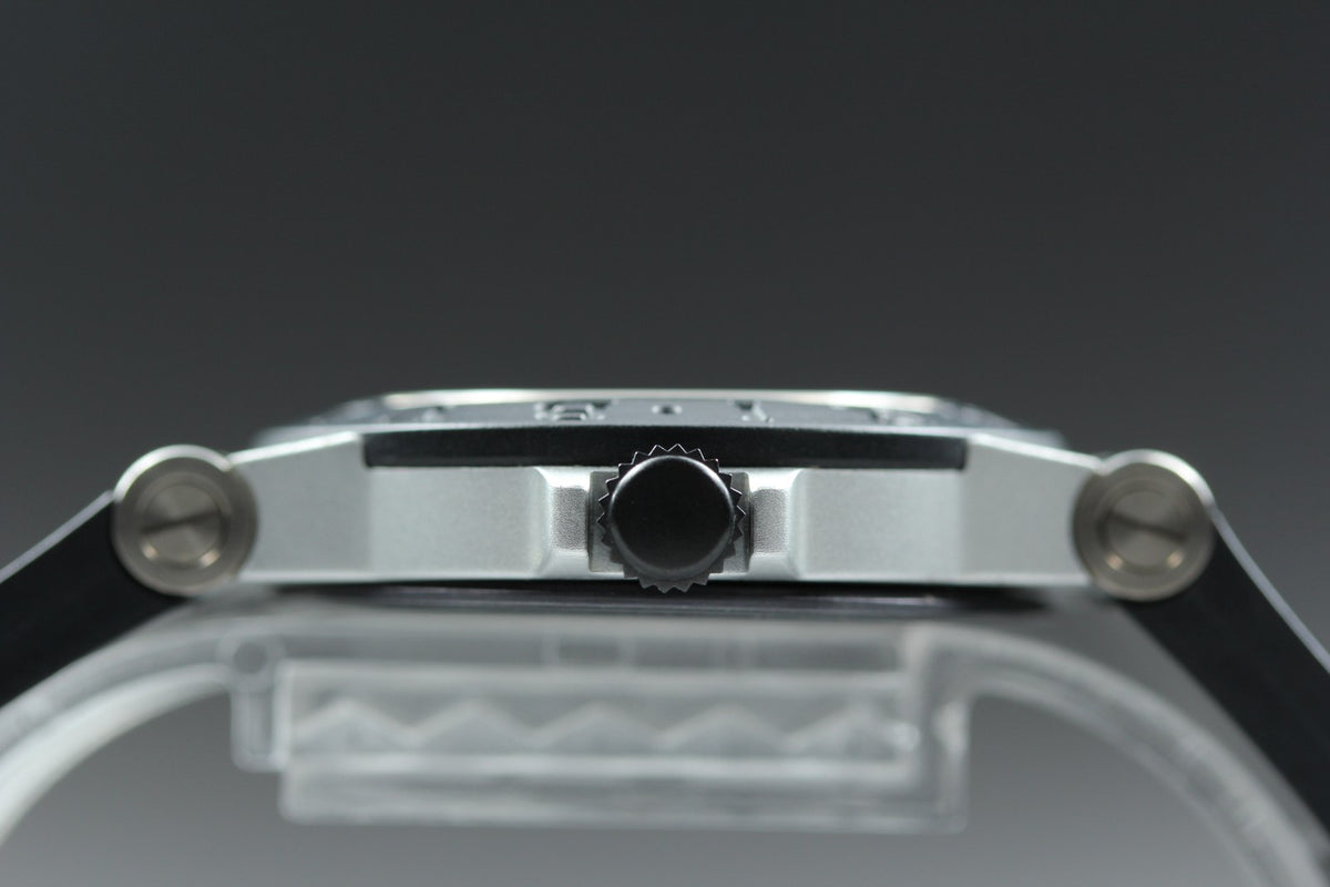 New Batt Vintage BVLGARI Aluminum Date AL32TA Quartz Unisex Watch 32mm JAPAN Box