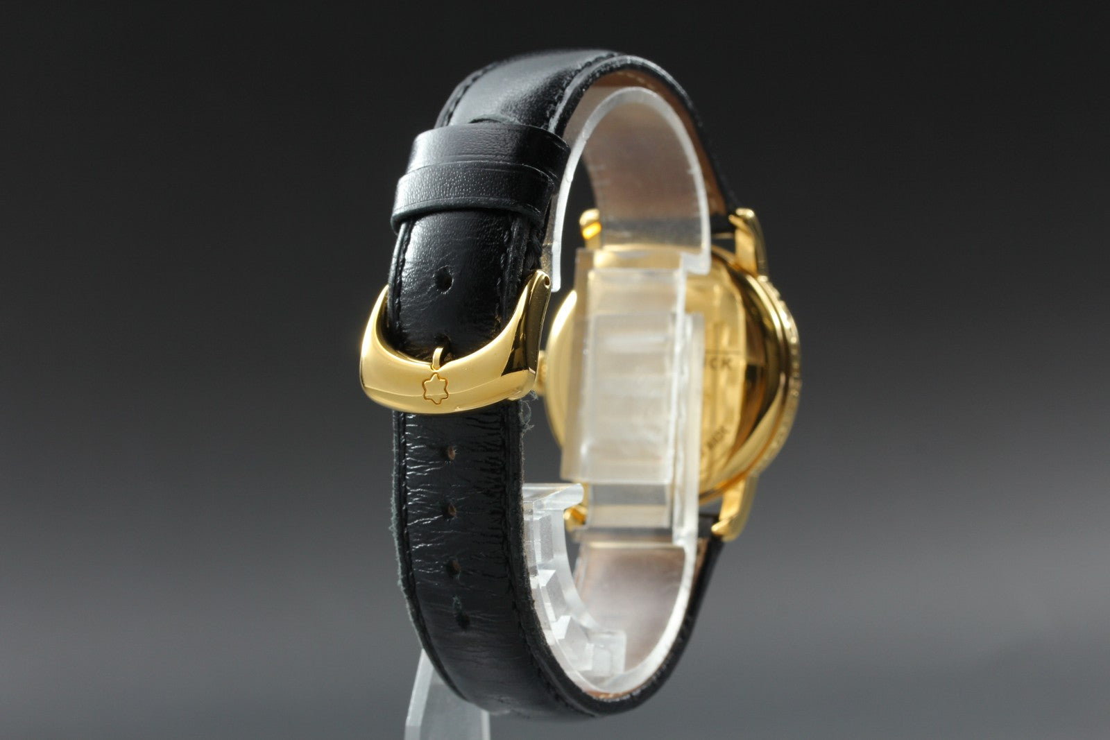 New Batt MONTBLANC Meisterstuck 7005 Quartz Black Men's Watch 31mm JAPAN Box