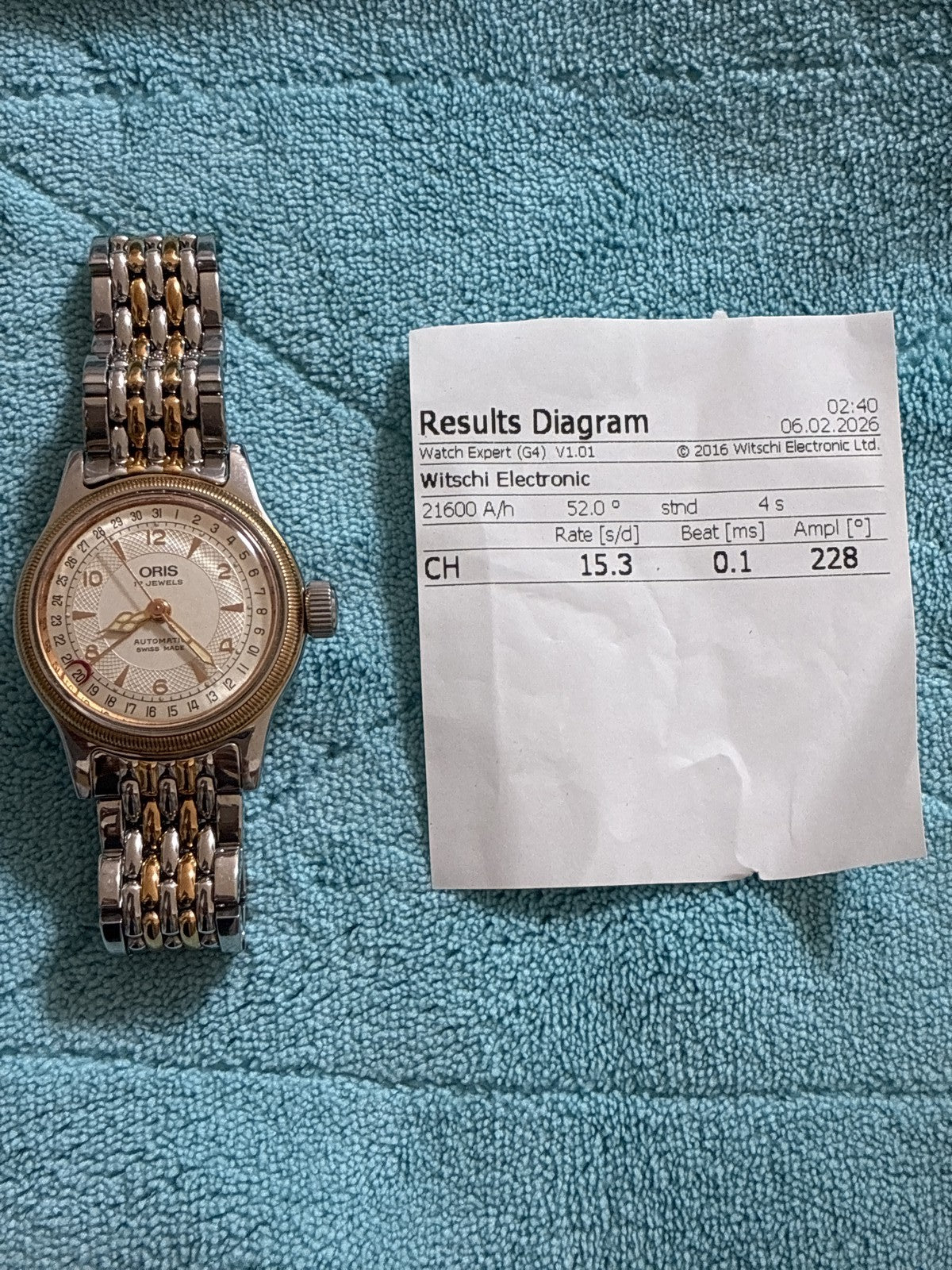 Vintage ORIS Big Crown Pointer Date 7400B Silver Automatic Unisex Watch 32mm JP