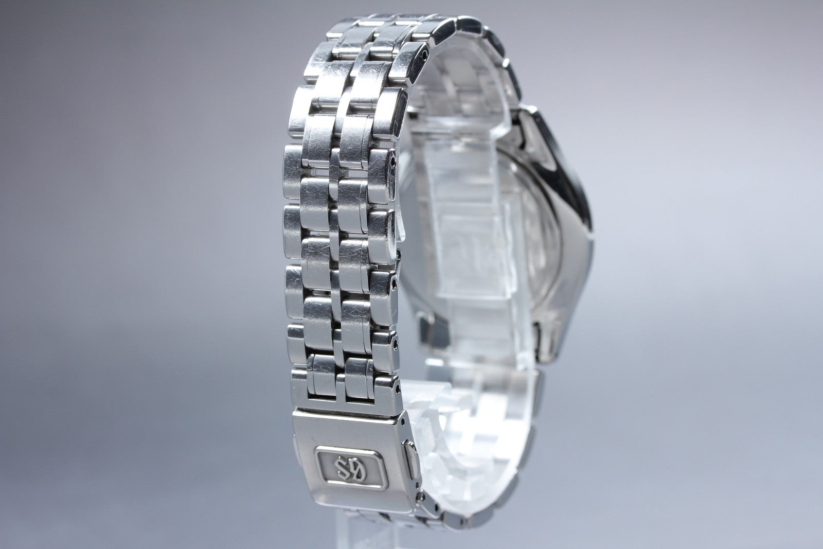 [Exc+5 Box] GRAND SEIKO 9F83-9A00 GS 36mm Silver White Day Date Qz Men's Watch