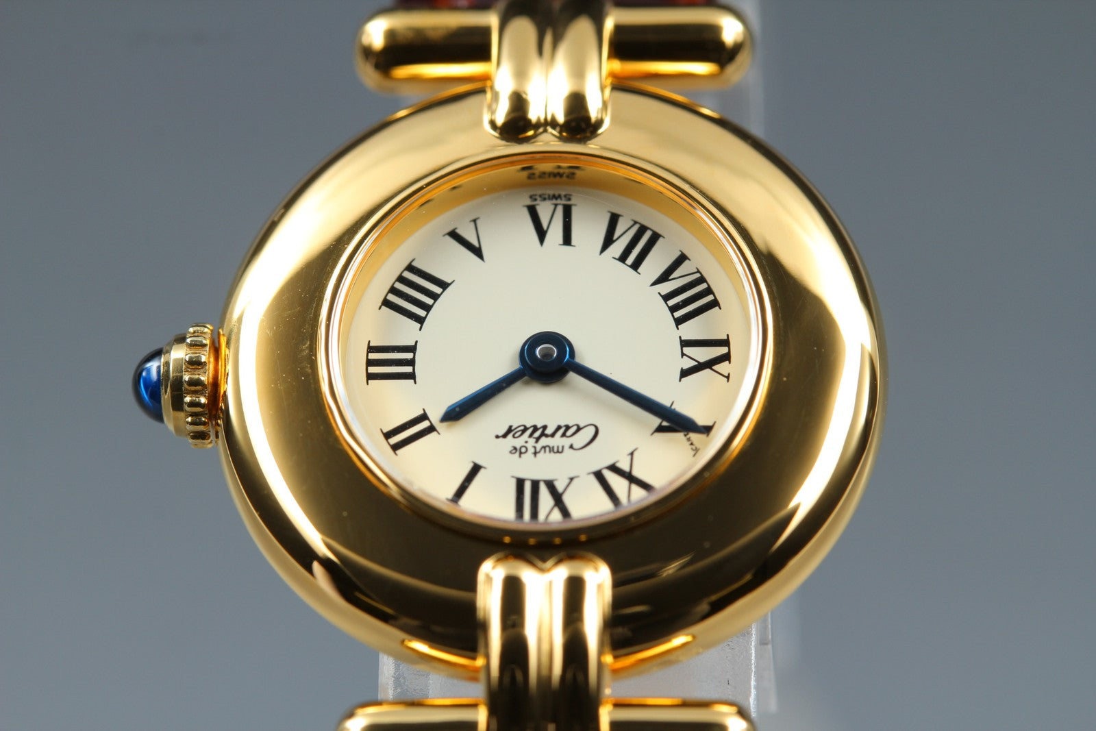 Vintage [Near MINT-] Cartier Must Colisee Vermeil 590002 Women's Quartz Watch