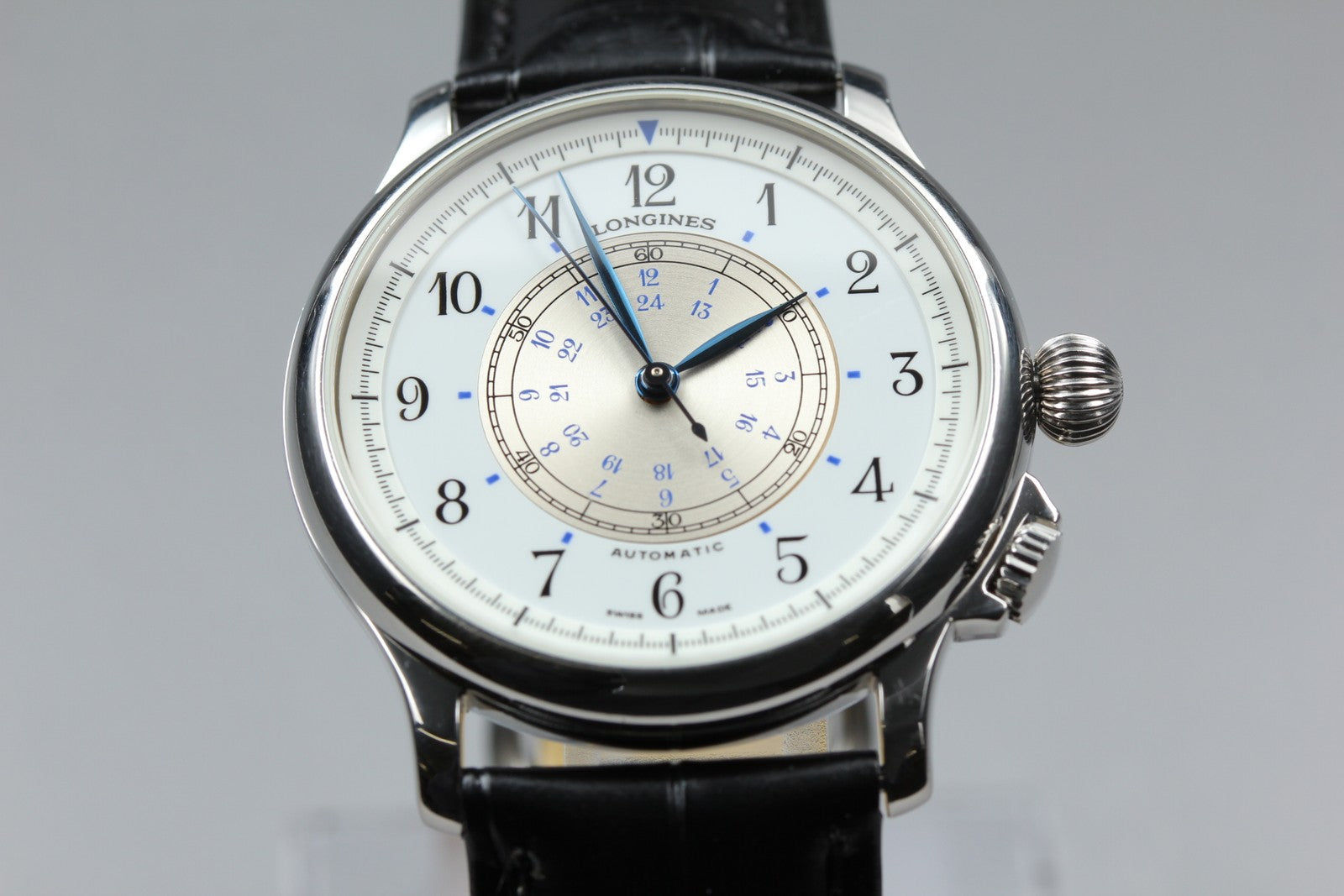 Overhauled [Exc+5 Box] Longines Navigation L2.605.4 38mm AT Men's Watch Limited