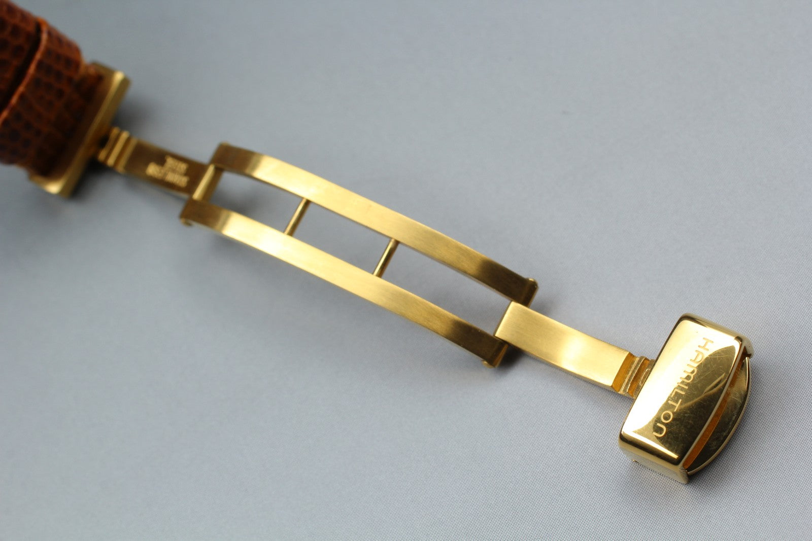 [Exc+5] HAMILTON Ventura H241010 Brown Gold 24mm Quartz Women's Watch