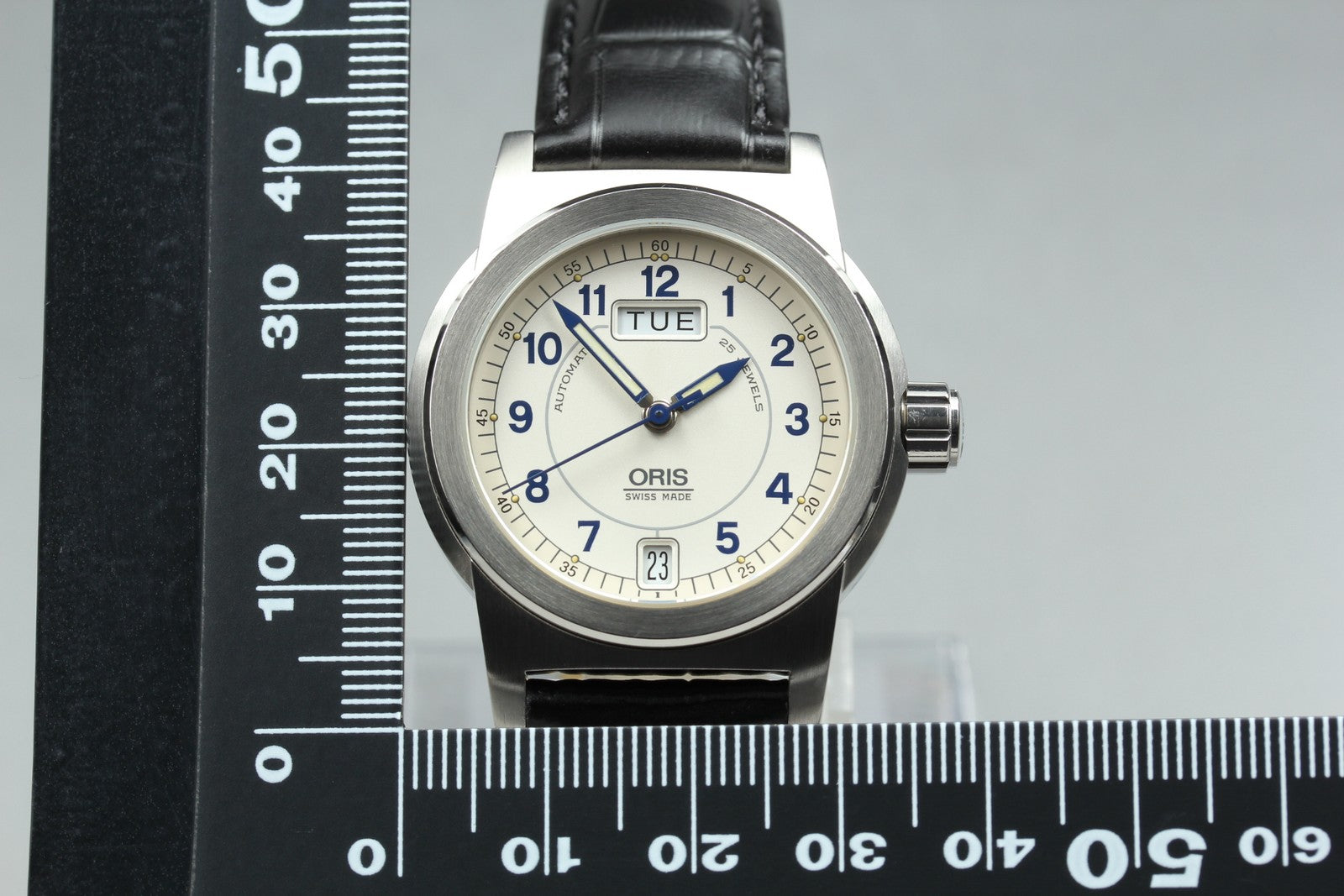 [Exc+5] ORIS Big Crown 7501 Silver Black Day/Date 35mm Automatic Men's Watch