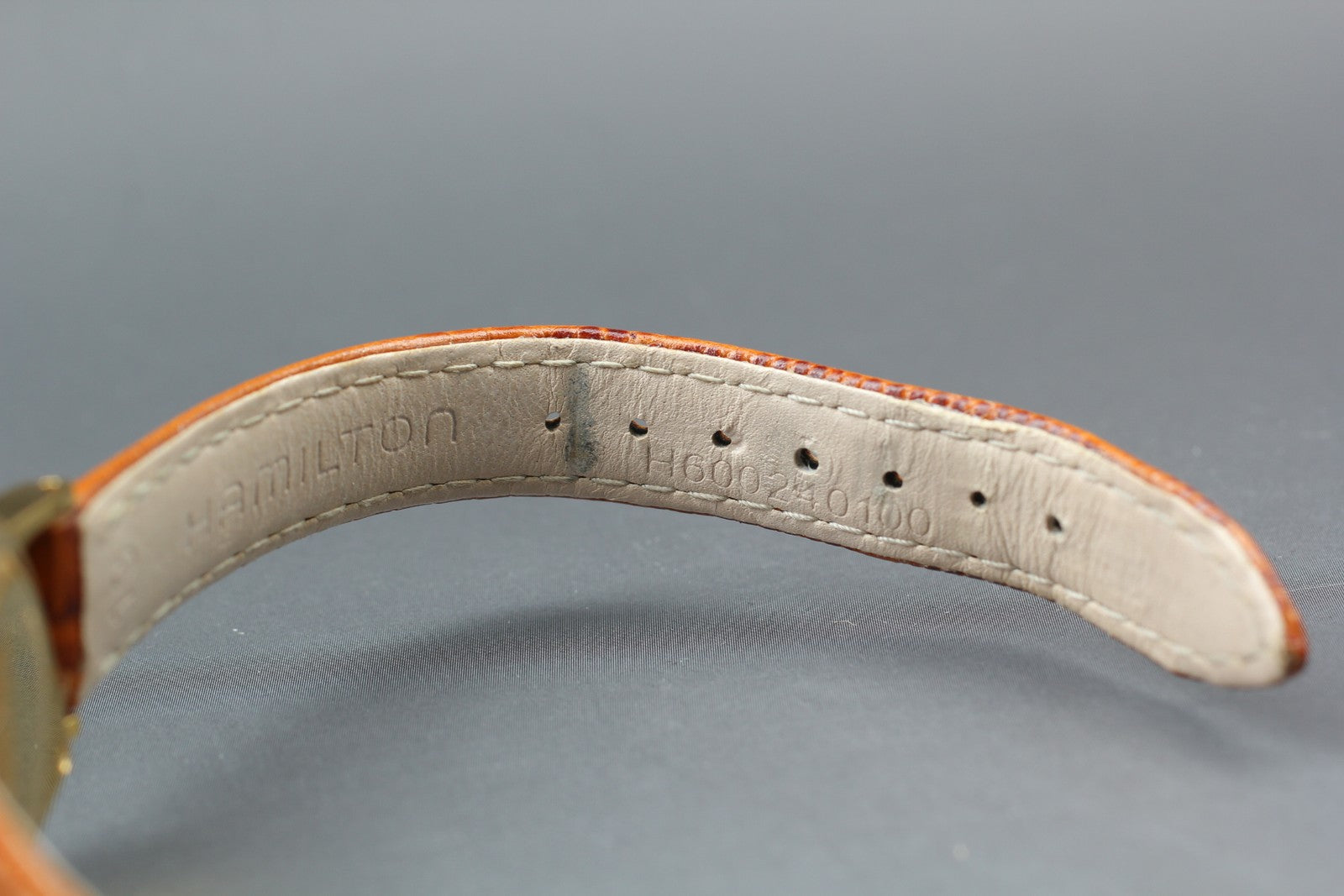 [Exc+5] HAMILTON Ventura H241010 Brown Gold 24mm Quartz Women's Watch